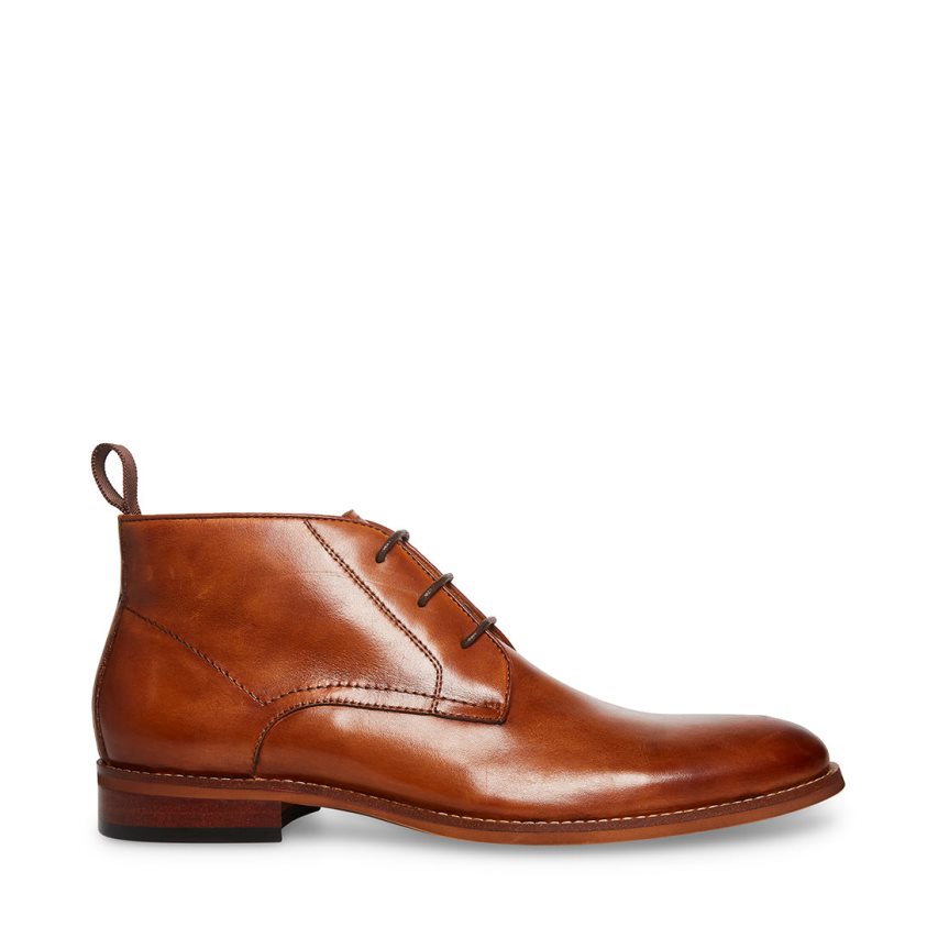 Zapatos Derby Steve Madden Favien Cuero Hombre Marrones | ES IB0SE1